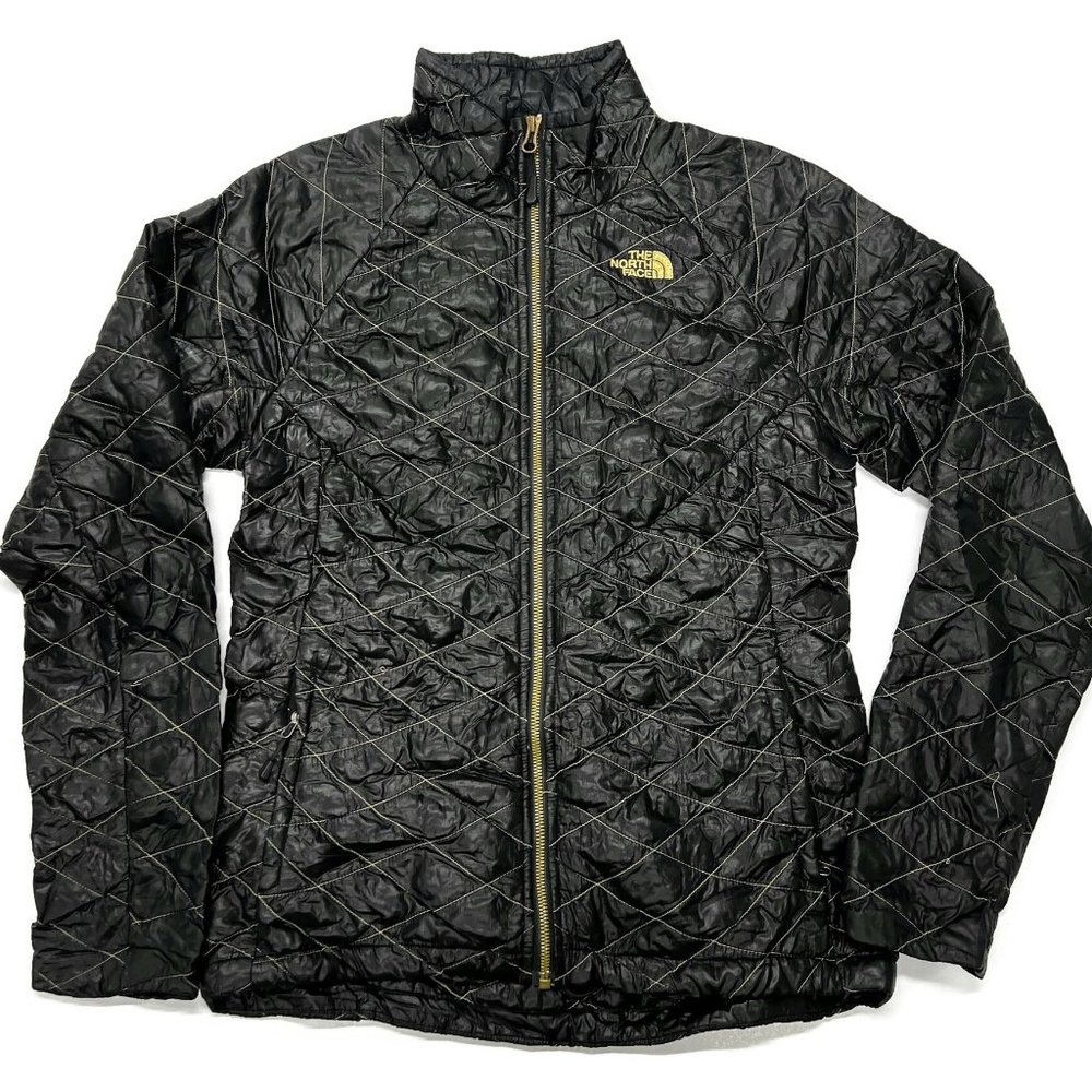 The North Face Thermoball Jacket Womens Small Black Pufferโ Quilted